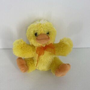 Dan Dee Yellow Chick Duck 7" Plush Stuffed Animal Easter Toy Mint Condition